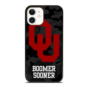 OKLAHOMA SOONERS CAMO LOGO iPhone 12 Case
