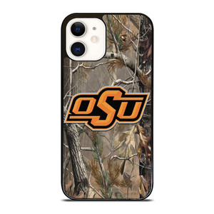 OKLAHOMA STATE UNIVERSITY CAMO LEAF iPhone 12 Case