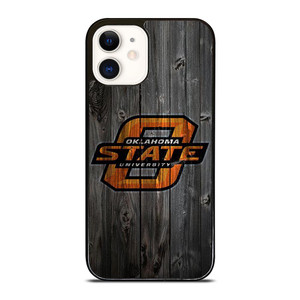 OKLAHOMA STATE UNIVERSITY WOODEN LOGO iPhone 12 Case