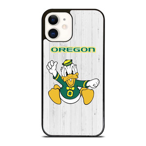 OREGON DUCKS WOODEN LOGO iPhone 12 Case