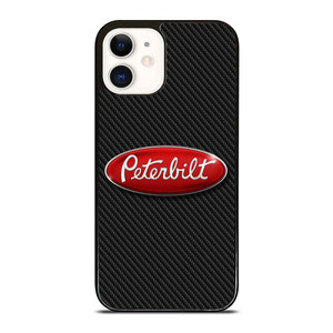 PETERBILT TRUCK LOGO CARBON iPhone 12 Case
