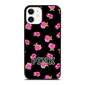 PINK VICTORIA SECRET ROSES iPhone 12 Case