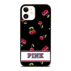 PINK VICTORIA'S SECRET CHERRY iPhone 12 Case