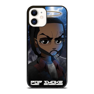 POP SMOKE RAPPER CARTOON LOGO iPhone 12 Case POP SMOKE RAPPER CARTOON LOGO iPhone 12 Case