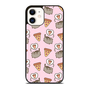 PUSHEEN THE CAT PIZZA iPhone 12 Case