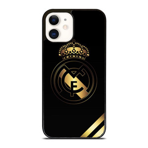 REAL MADRID FC NEW GOLD LOGO iPhone 12 Case REAL MADRID FC NEW GOLD LOGO iPhone 12 Case