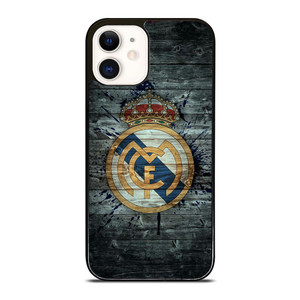 REAL MADRID WOODEN LOGO iPhone 12 Case REAL MADRID WOODEN LOGO iPhone 12 Case
