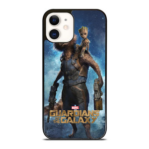 ROCKET RACCOON AND BABY GROOT iPhone 12 Case