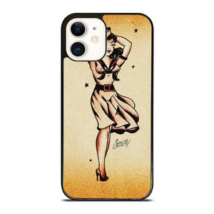 SAILOR JERRY TATTOO GIRL iPhone 12 Case