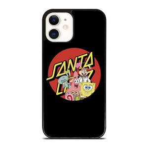 SANTA CRUZ SKATEBOARD X SPONGEBOB iPhone 12 Case SANTA CRUZ SKATEBOARD X SPONGEBOB iPhone 12 Case