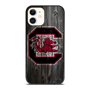 SOUTH CAROLINA GAMECOCKS WOODEN LOGO iPhone 12 Case SOUTH CAROLINA GAMECOCKS WOODEN LOGO iPhone 12 Case