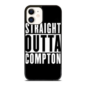 STRAIGHT OUTTA COMPTON HIP HOP LOGO iPhone 12 Case