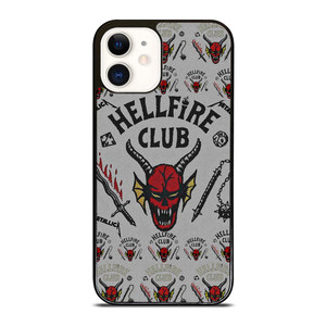 STRANGER THINGS HELLFIRE MASK iPhone 12 Case STRANGER THINGS HELLFIRE MASK iPhone 12 Case