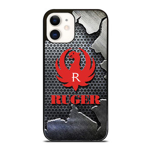 STURM RUGER FIREARM METAL LOGO 2 iPhone 12 Case