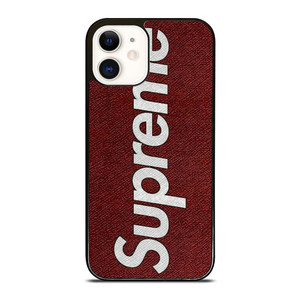 SUPREME LOGO ON CANVAS iPhone 12 Case SUPREME LOGO ON CANVAS iPhone 12 Case