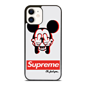 SUPREME MICKEY MOUSE iPhone 12 Case