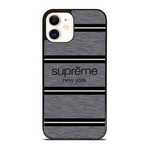 SUPREME NEW YORK STRIPE iPhone 12 Case
