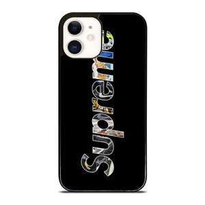 SUPREME NIKE SNEAKERS BLACK iPhone 12 Case