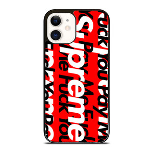 SUPREME PAY ME FUCK YOU iPhone 12 Case SUPREME PAY ME FUCK YOU iPhone 12 Case