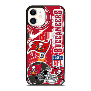TAMPA BAY BUCCANEERS NFL STICKER BOMB iPhone 12 Case TAMPA BAY BUCCANEERS NFL STICKER BOMB iPhone 12 Case