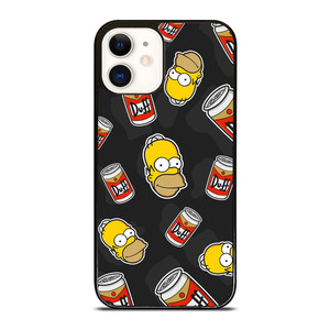 THE SIMPSONS HOMER DUFF BEER iPhone 12 Case THE SIMPSONS HOMER DUFF BEER iPhone 12 Case