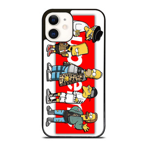 THE SIMPSONS SUPREME HYPEBEAST iPhone 12 Case THE SIMPSONS SUPREME HYPEBEAST iPhone 12 Case