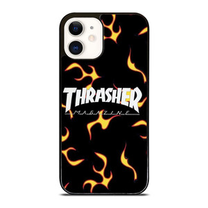 THRASHER SKATEBOARD MAGAZINE FLAME iPhone 12 Case THRASHER SKATEBOARD MAGAZINE FLAME iPhone 12 Case