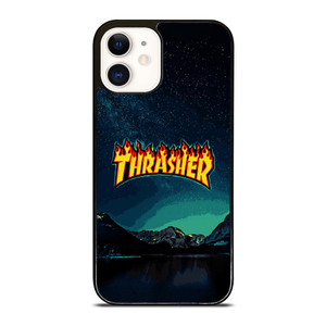 THRASHER SKATEBOARD MAGAZINE SKY NIGHT iPhone 12 Case THRASHER SKATEBOARD MAGAZINE SKY NIGHT iPhone 12 Case