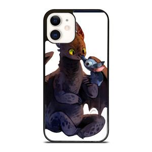 TOOTHLESS AND STITCH CARTOON 2 iPhone 12 Case TOOTHLESS AND STITCH CARTOON 2 iPhone 12 Case