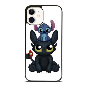 TOOTHLESS AND STITCH CARTOON iPhone 12 Case TOOTHLESS AND STITCH CARTOON iPhone 12 Case