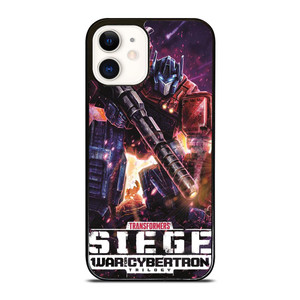TRANSFORMERS WAR FOR CYBERTRON POSTER iPhone 12 Case TRANSFORMERS WAR FOR CYBERTRON POSTER iPhone 12 Case