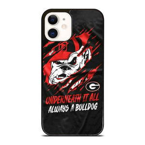 UGA GEORGIA BULLDOGS UNDERNEATH IT ALL iPhone 12 Case