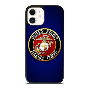 UNITED STATES MARINE CORPS BADGE iPhone 12 Case UNITED STATES MARINE CORPS BADGE iPhone 12 Case