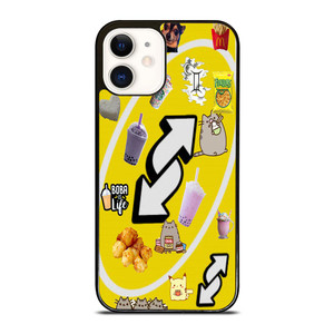 UNO REVERSE CARD CUTE COLLAGE iPhone 12 Case UNO REVERSE CARD CUTE COLLAGE iPhone 12 Case