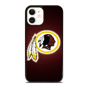 WAHINGTON REDSKINS METAL LOGO iPhone 12 Case WAHINGTON REDSKINS METAL LOGO iPhone 12 Case
