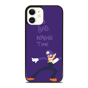 WALUIGI TIME TOO BAD iPhone 12 Case WALUIGI TIME TOO BAD iPhone 12 Case