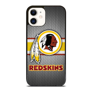 WASHINGTON REDSKINS EMBLEM CARBON iPhone 12 Case WASHINGTON REDSKINS EMBLEM CARBON iPhone 12 Case