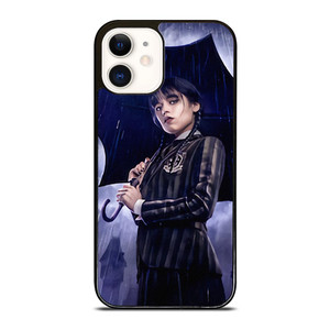 WEDNESDAY ADDAMS JENNA ORTEGA MOVIES iPhone 12 Case WEDNESDAY ADDAMS JENNA ORTEGA MOVIES iPhone 12 Case