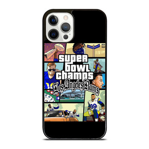 LOS ANGELES RAMS CHAMPIONS CARTOON iPhone 12 Pro Case