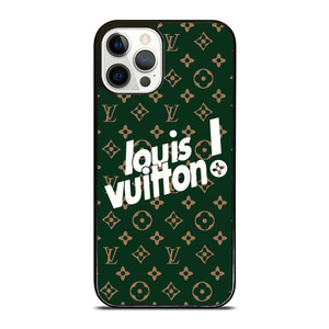LOUIS VUITTON GREEN LOGO iPhone 12 Pro Case LOUIS VUITTON GREEN LOGO iPhone 12 Pro Case