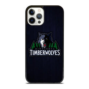 MINNESOTA TIMBERWOLVES WOODEN LOGO iPhone 12 Pro Case