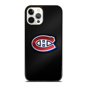 MONTREAL CANADIENS CARBON LOGO iPhone 12 Pro Case MONTREAL CANADIENS CARBON LOGO iPhone 12 Pro Case