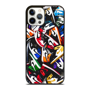 NIKE AIR JORDAN SNEAKERS COLLAGE iPhone 12 Pro Case NIKE AIR JORDAN SNEAKERS COLLAGE iPhone 12 Pro Case