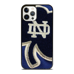 NOTRE DAME BLUE SHAMROCK LOGO iPhone 12 Pro Case