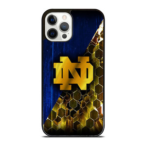 NOTRE DAME FIGHTING IRISH GOLDEN LOGO iPhone 12 Pro Case NOTRE DAME FIGHTING IRISH GOLDEN LOGO iPhone 12 Pro Case