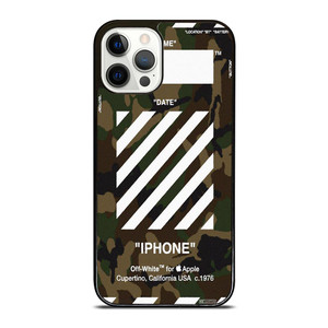 OFF WHITE CAMO ARMY iPhone 12 Pro Case OFF WHITE CAMO ARMY iPhone 12 Pro Case