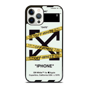 OFF WHITE YELLOW STRIPES iPhone 12 Pro Case