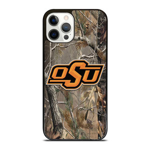 OKLAHOMA STATE UNIVERSITY CAMO LEAF iPhone 12 Pro Case