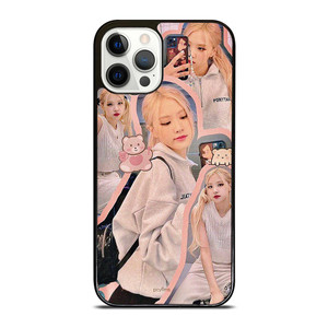 ROSE BLACKPINK CUTE COLLAGE iPhone 12 Pro Case ROSE BLACKPINK CUTE COLLAGE iPhone 12 Pro Case