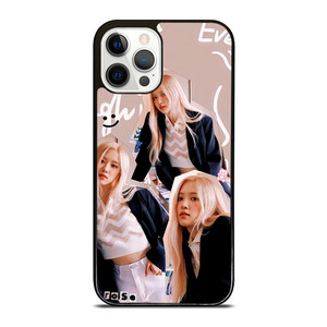ROSE BLACKPINK SCRIBBLED iPhone 12 Pro Case